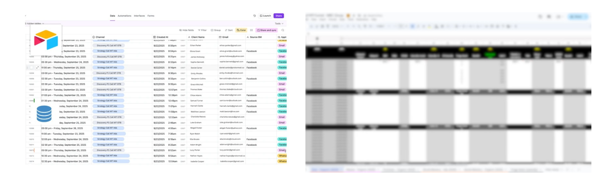 Sales pipeline preview